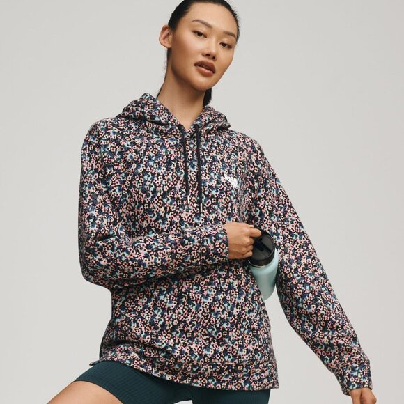 Gola x Anthropologie Hooded Sweatshirt Top Pullover Floral Printed XXS 276489 - Picture 5 of 6